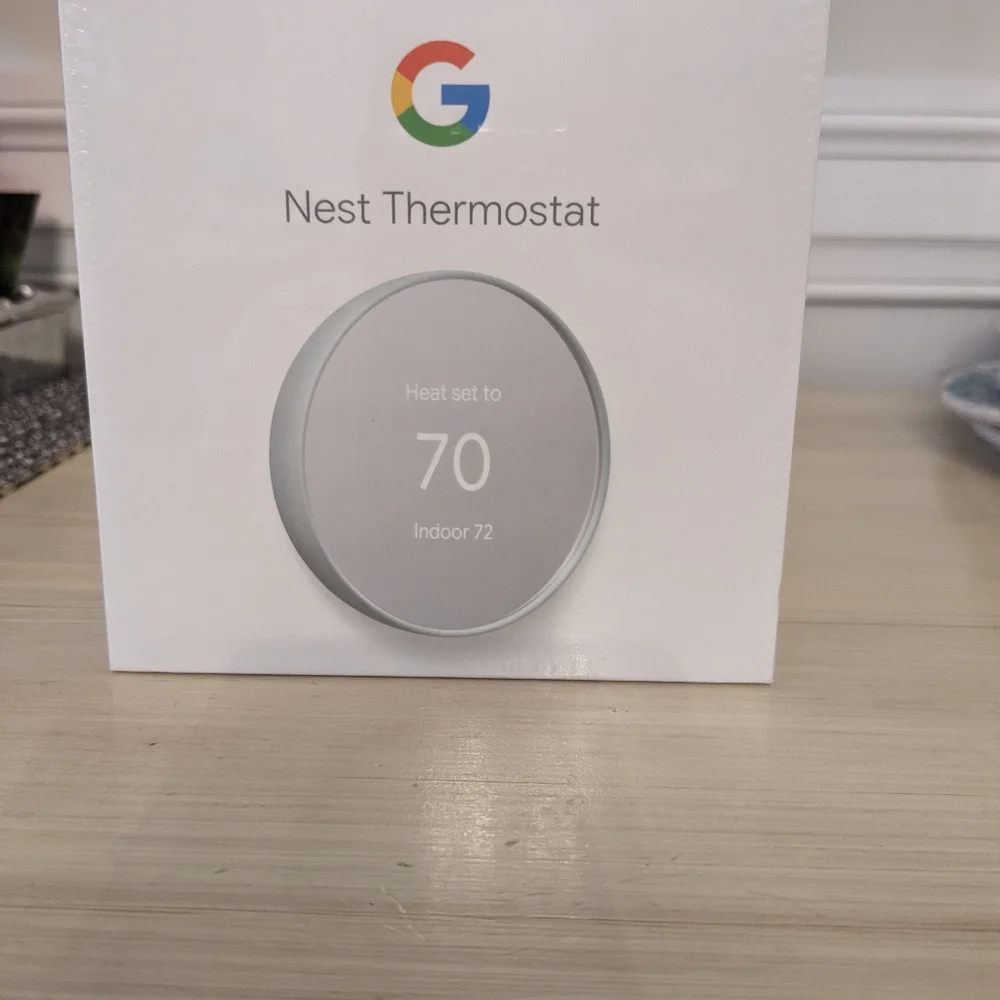 Google Nest Thermostat, color-Fog